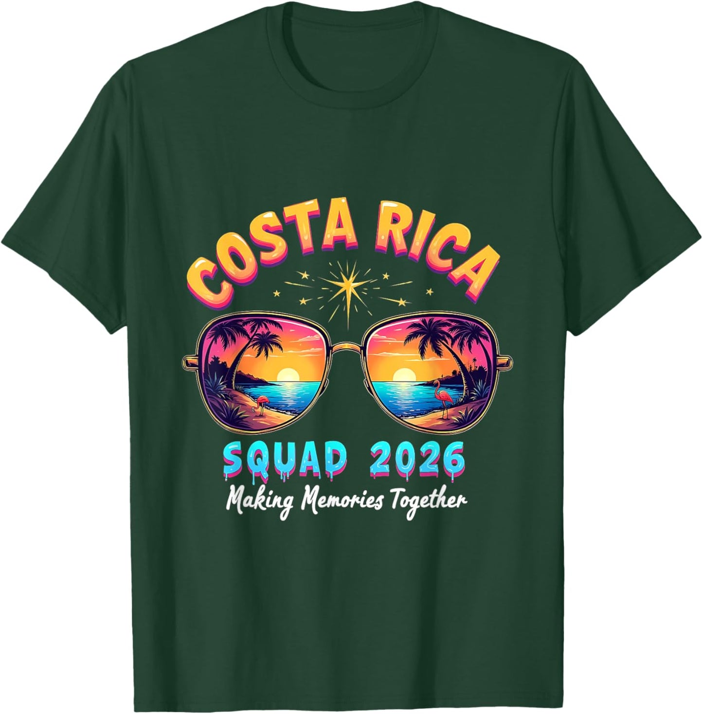 Pura Vida 2026 Central America Travel Costa Rica Souvenir T-Shirt - T-Shirt | Forest