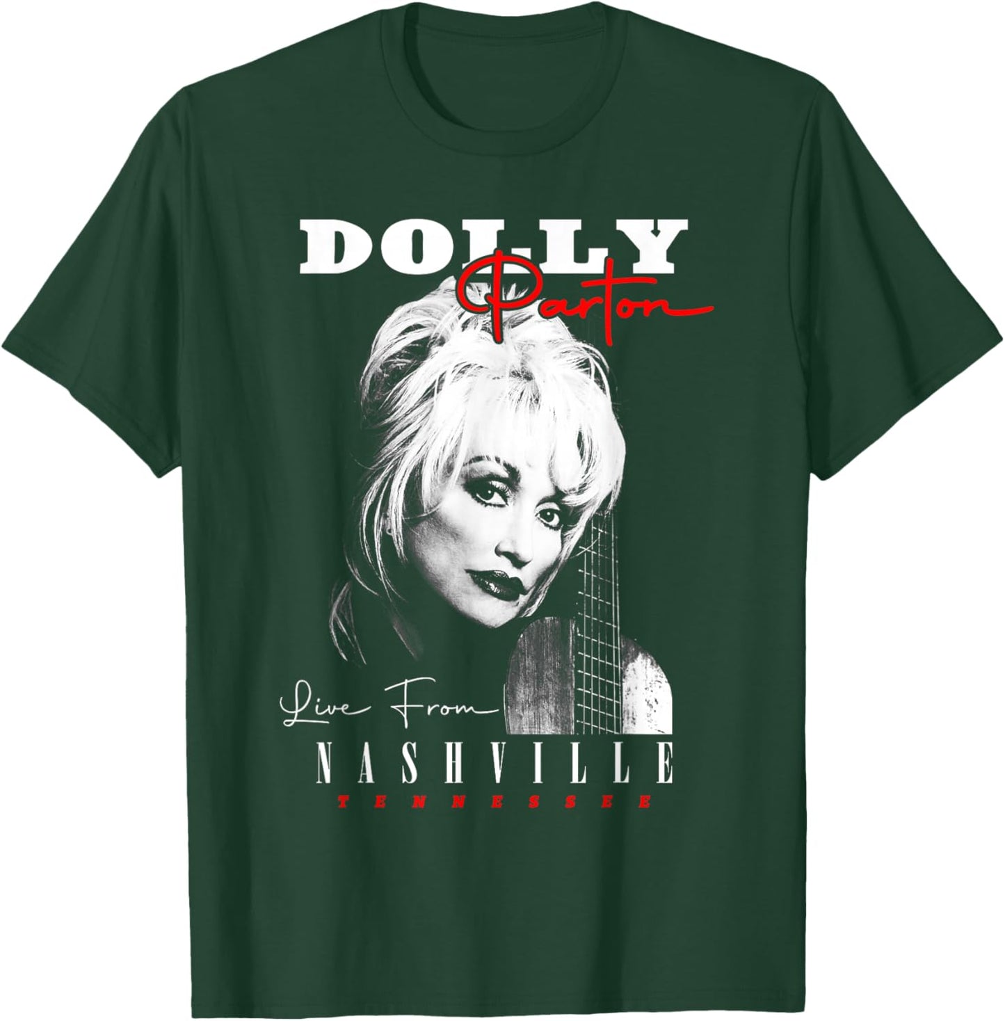 Dolly Parton Live from Nashville Tennessee Photo Portrait T-Shirt - T-Shirt | Forest