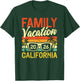 Family Vacation 2026 California T-Shirt - T-Shirt | Forest