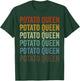 Potato Queen Potato Lover Queen T-Shirt - T-Shirt | Forest