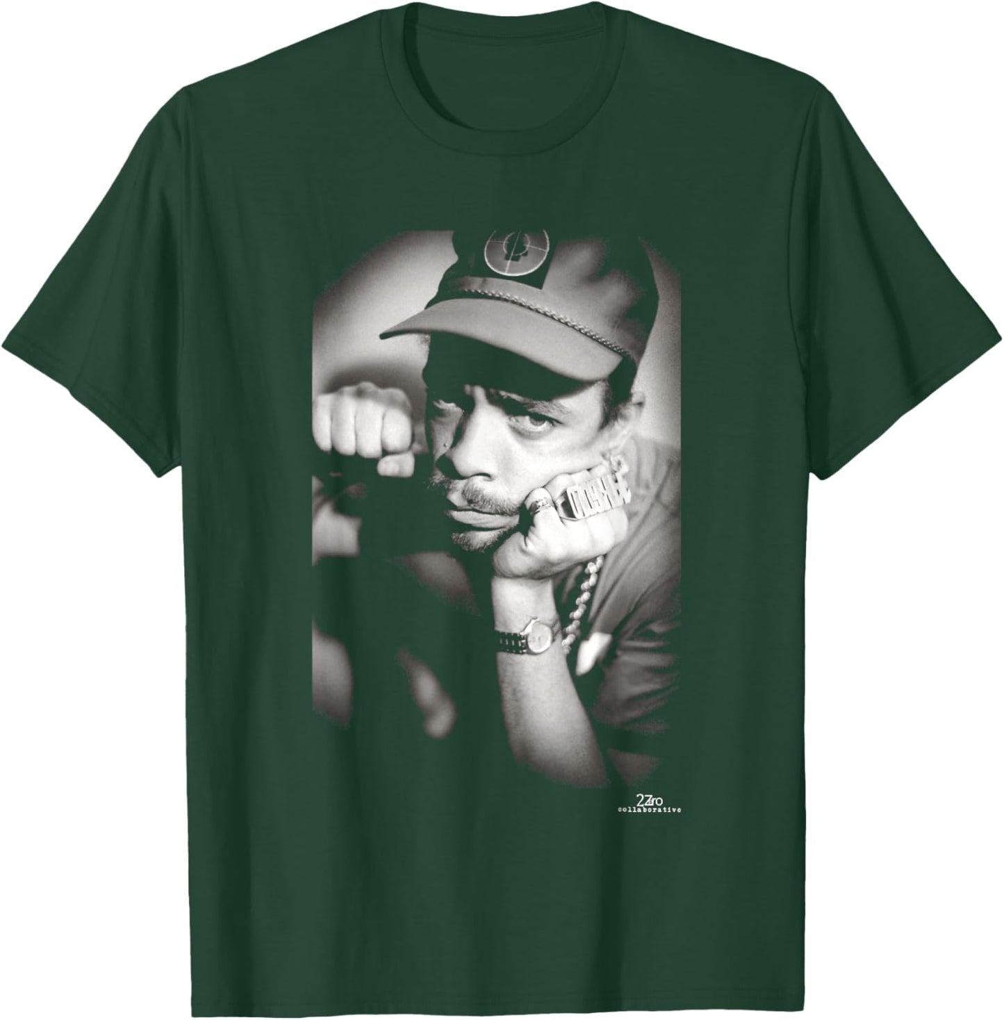 Ice T On UK Rhyme Syndicate Tour by Phil Nicholls T-Shirt - T-Shirt | Forest