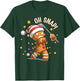 Oh Snap Gingerbreadman Funny Golfer Golf Christmas Golfing T-Shirt - T-Shirt | Forest