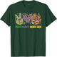 Peace Love Mardi Gras Beads Carnival Parade Funny T-Shirt - T-Shirt | Forest