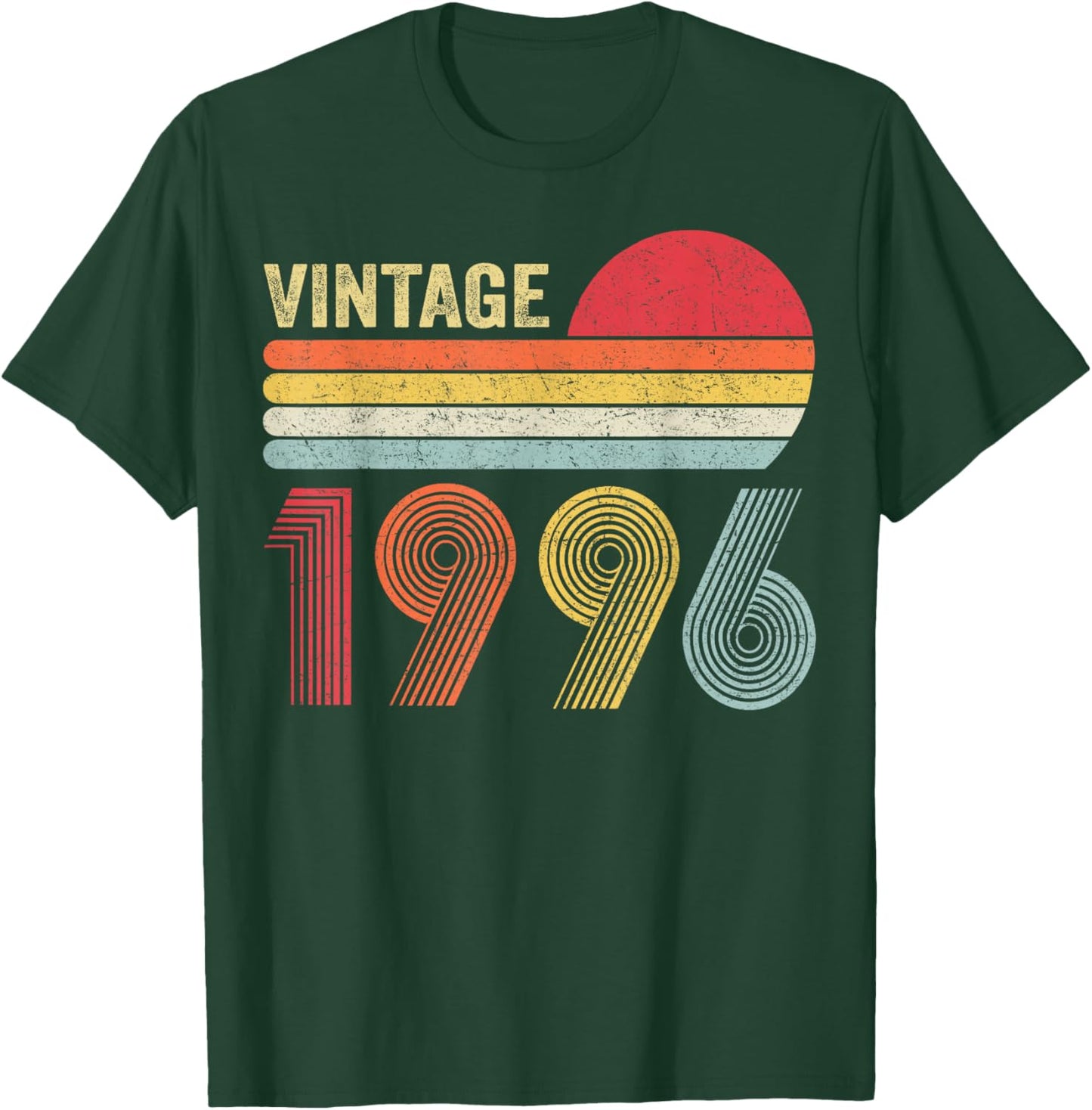 Vintage 1996 30th Birthday Gift Men Women 30 Years Old T-Shirt - T-Shirt | Forest