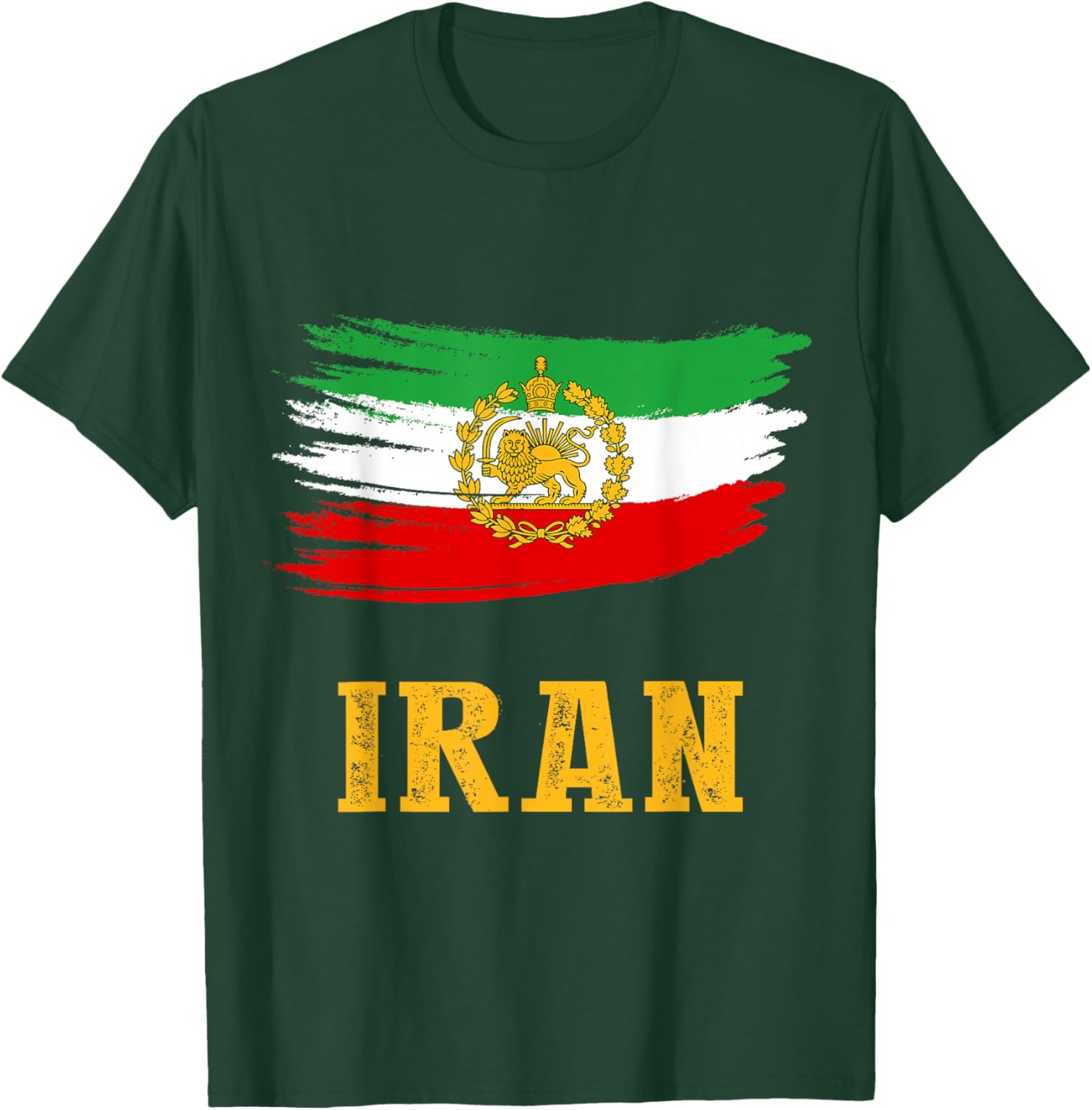 Iran Lion Sun Flag,Iran,Persian,Shir o Khorshid T-Shirt - T-Shirt | Forest