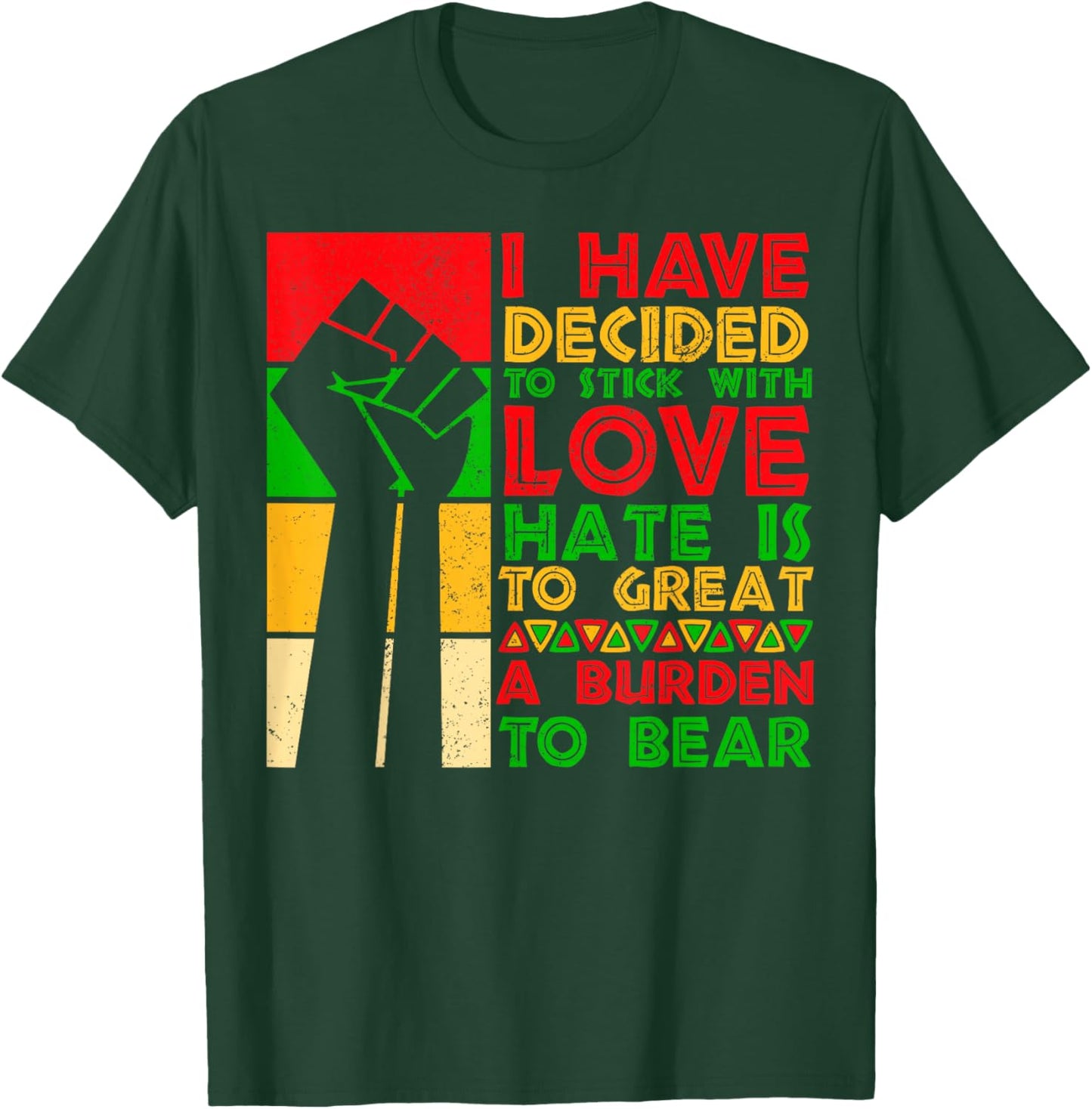 Black History Month I Have Decided to Historical Quote T-Shirt - T-Shirt | Forest