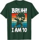 Bruh I Am 10 Year Old Dabbing Boy 10th Birthday Decorations T-Shirt - T-Shirt | Forest