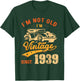 87th Birthday Gift I'm Vintage Since 1939 87 Years Old T-Shirt - T-Shirt | Forest