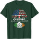 Clifford Irish Family Name Celtic Irish Roots T-Shirt - T-Shirt | Forest