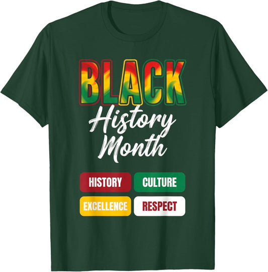 Black History Month Africa African Kids T-Shirt - T-Shirt | Forest