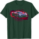 Supercar Exotic Sports Car Concept Poster Style Boys Graphic T-Shirt - T-Shirt | Forest