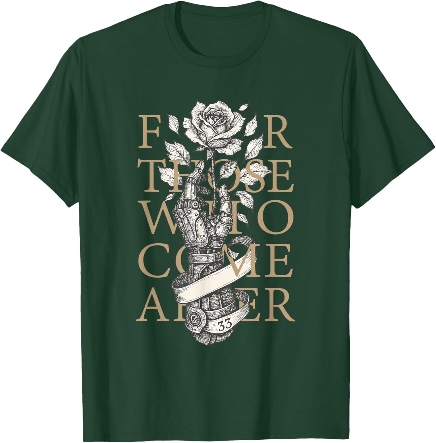 for Those Who Come After Gothic Sword and Rose Game Lover T-Shirt - T-Shirt | Forest