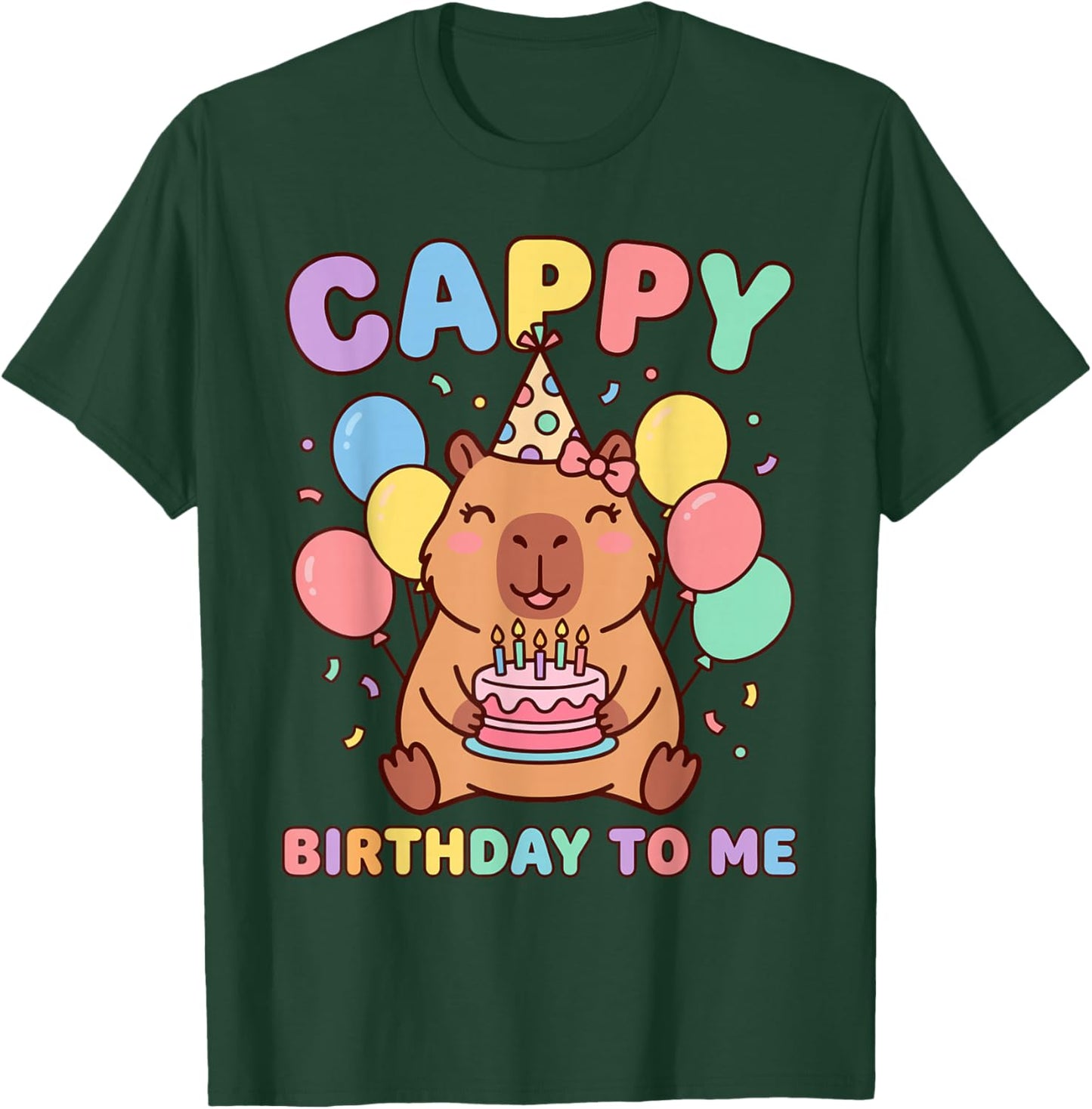 Cappy Birthday to Me Happy Birthday T-Shirt - T-Shirt | Forest