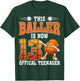 This Baller is Now 13 Official Teenager Basketball Birthday T-Shirt - T-Shirt | Forest