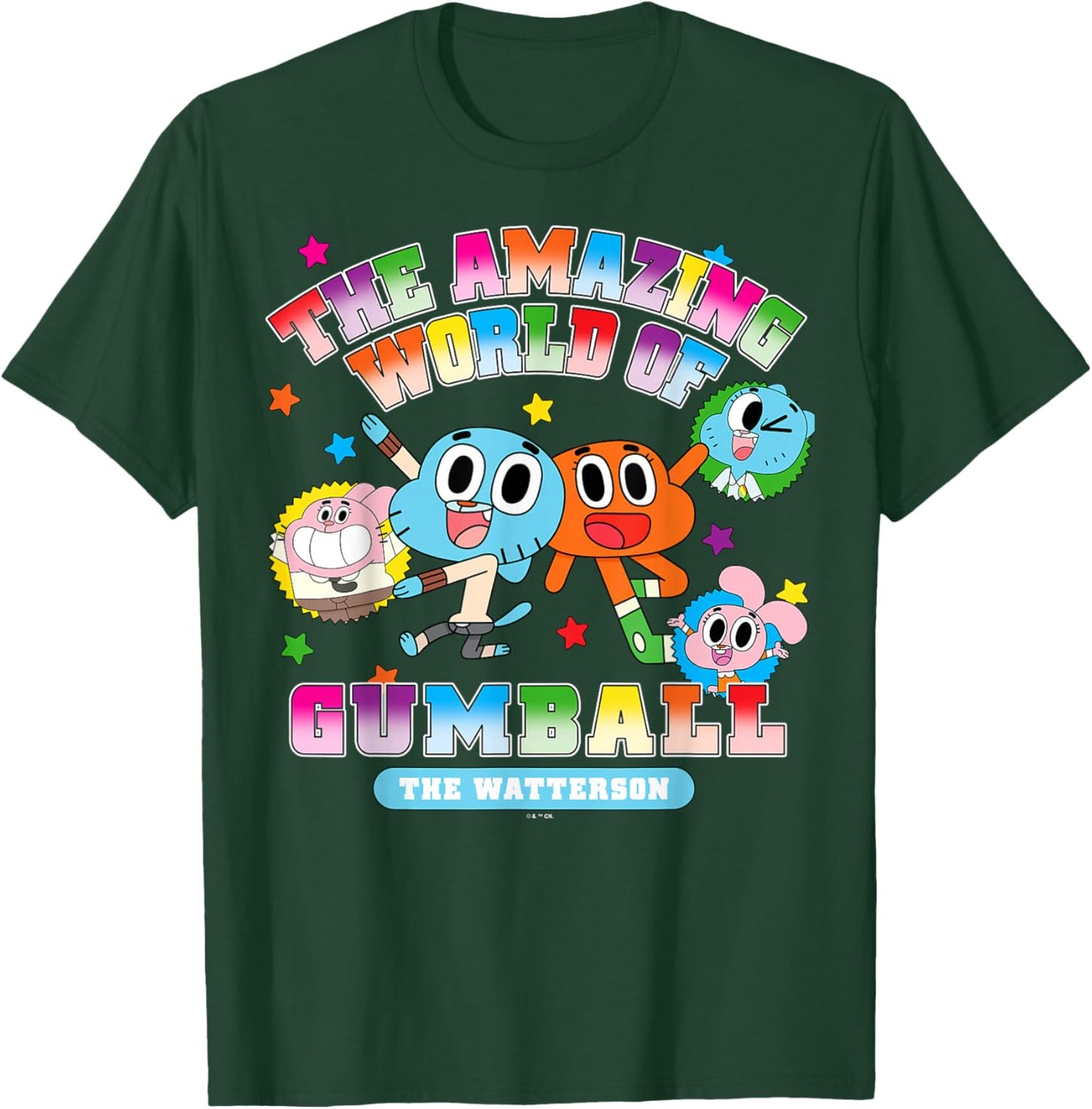 The Amazing World of Gumball The Watterson Collegiate T-Shirt - T-Shirt | Forest