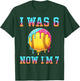 I was 6 Now I'm 7 Girls Softball 7th Birthday Softball Drip T-Shirt - T-Shirt | Forest