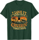I Love It When We're Cruisin’ Together Retro Cruise Vacation T-Shirt - T-Shirt | Forest