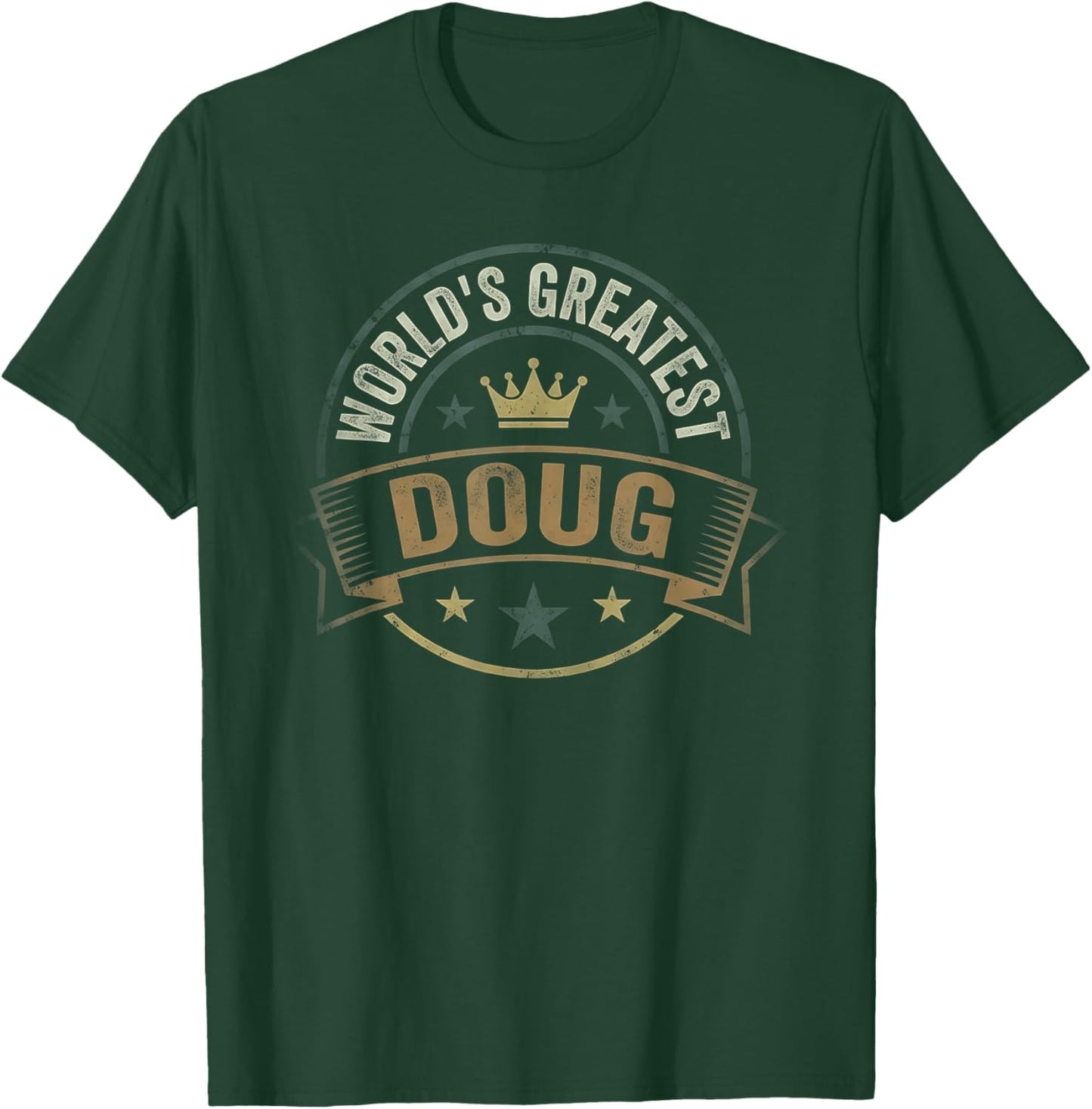 Worlds Greatest Doug T-Shirt - T-Shirt | Forest