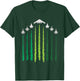 Lucky Stealth Bomber Shamrock Jet Formation St Patricks Day T-Shirt - T-Shirt | Forest