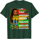 Black History I Am Black Child African American Kids Girls T-Shirt - T-Shirt | Forest