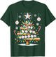 Baseball Christmas Tree Lights T-Shirt - T-Shirt | Forest