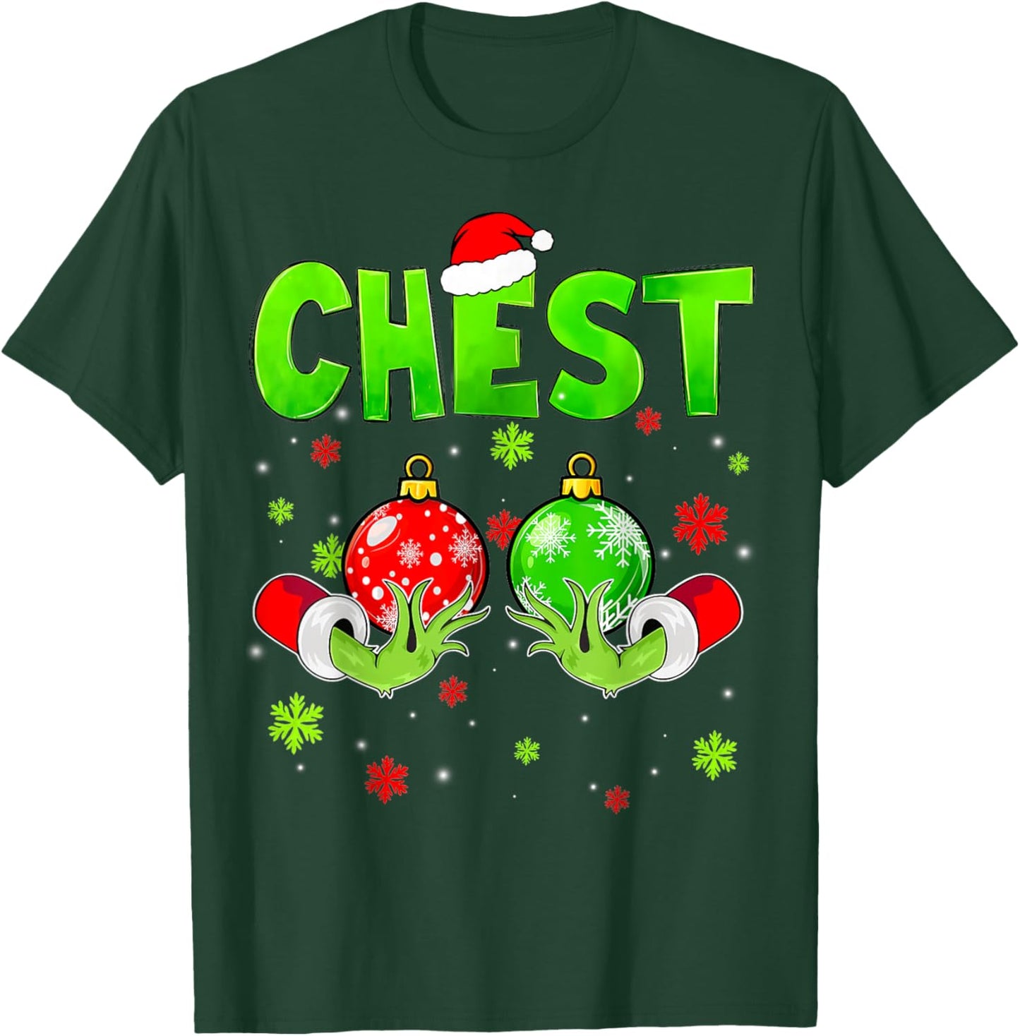 Chest Nuts Matching Chestnuts Xmas Christmas Couples Women T-Shirt - T-Shirt | Forest