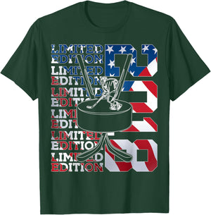 Limited Edition 2018 ICE Hockey 8TH Birthday T-Shirt - T-Shirt | Forest