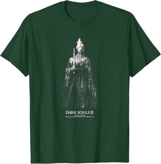 Dark Souls III Wax of The Dead Statue Video Game T-Shirt - T-Shirt | Forest