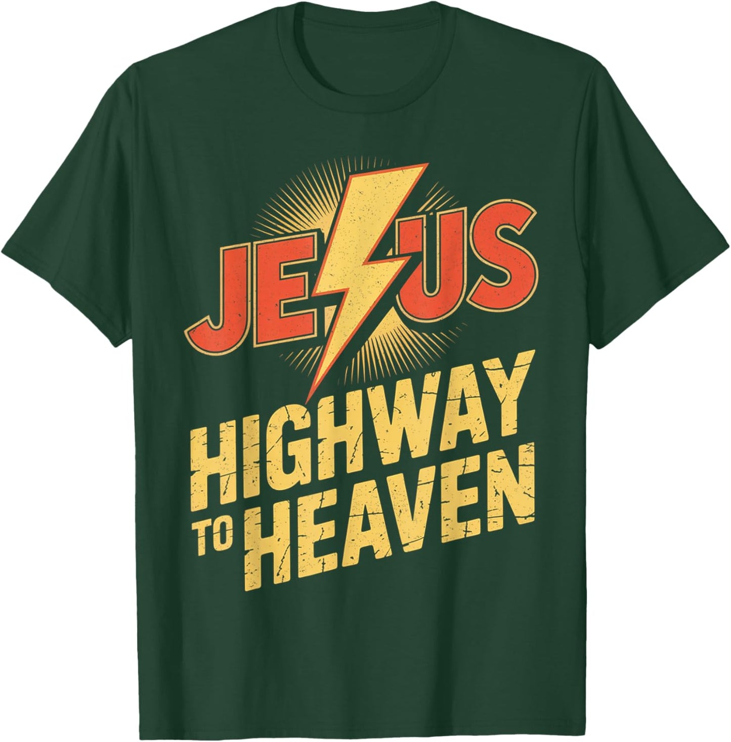 Superhero Jesus Christian T-Shirt - T-Shirt | Forest