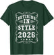 Pensioners Retiring in Style 2026 Funny Retirement T-Shirt - T-Shirt | Forest
