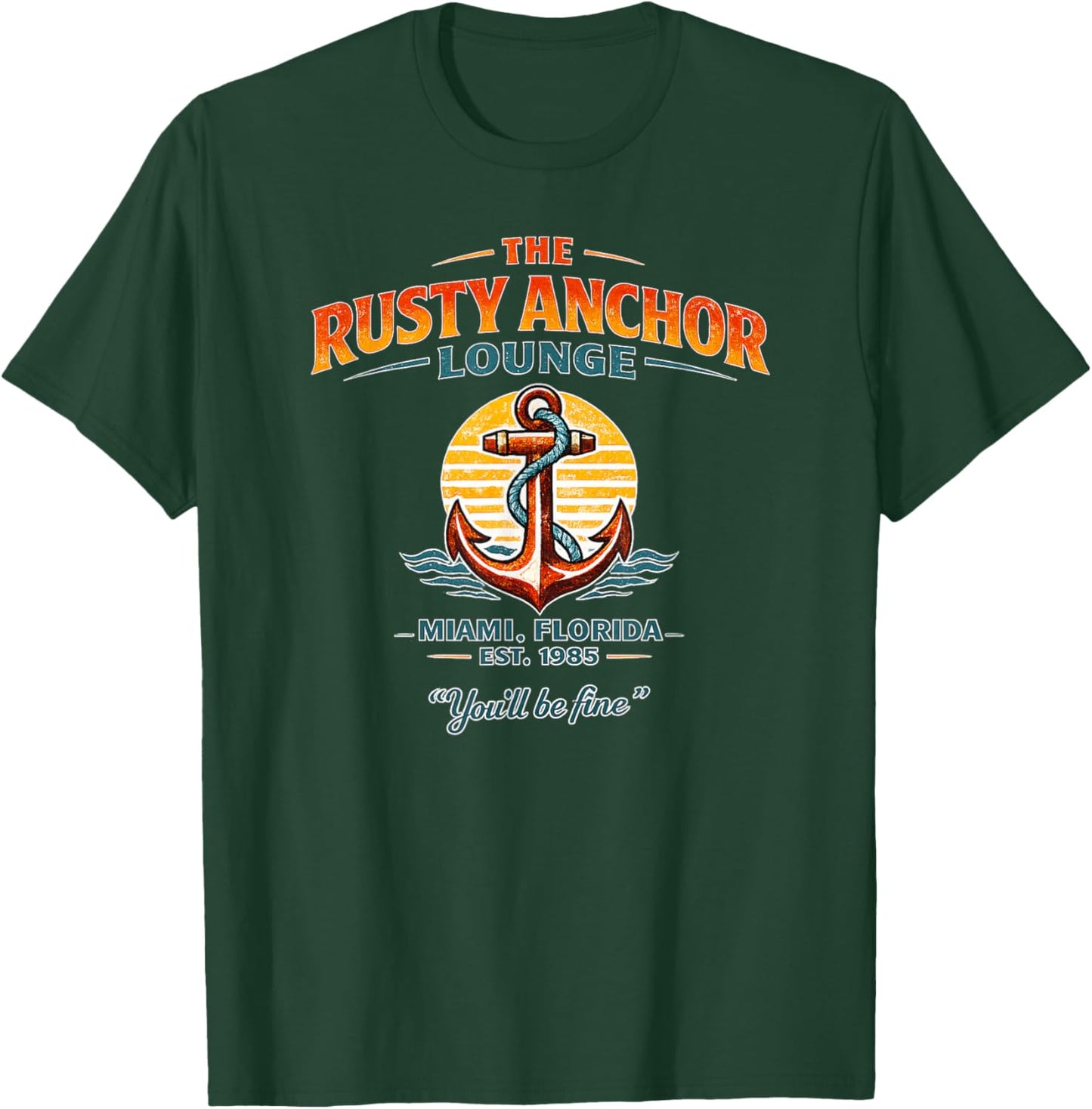 The Rusty Anchor T-Shirt - T-Shirt | Forest