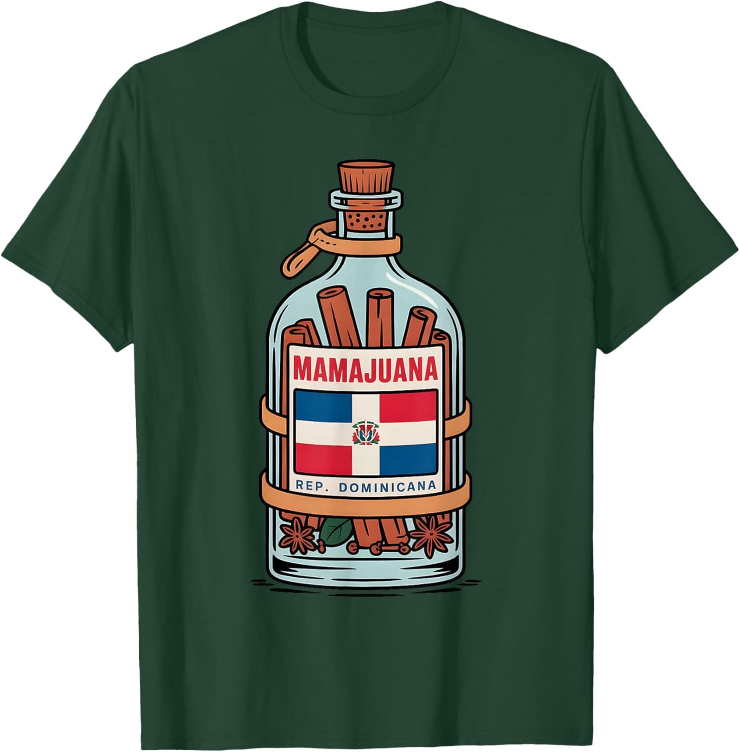 Dominican Republic Mamajuana Drink Culinary Dominicano T-Shirt - T-Shirt | Forest