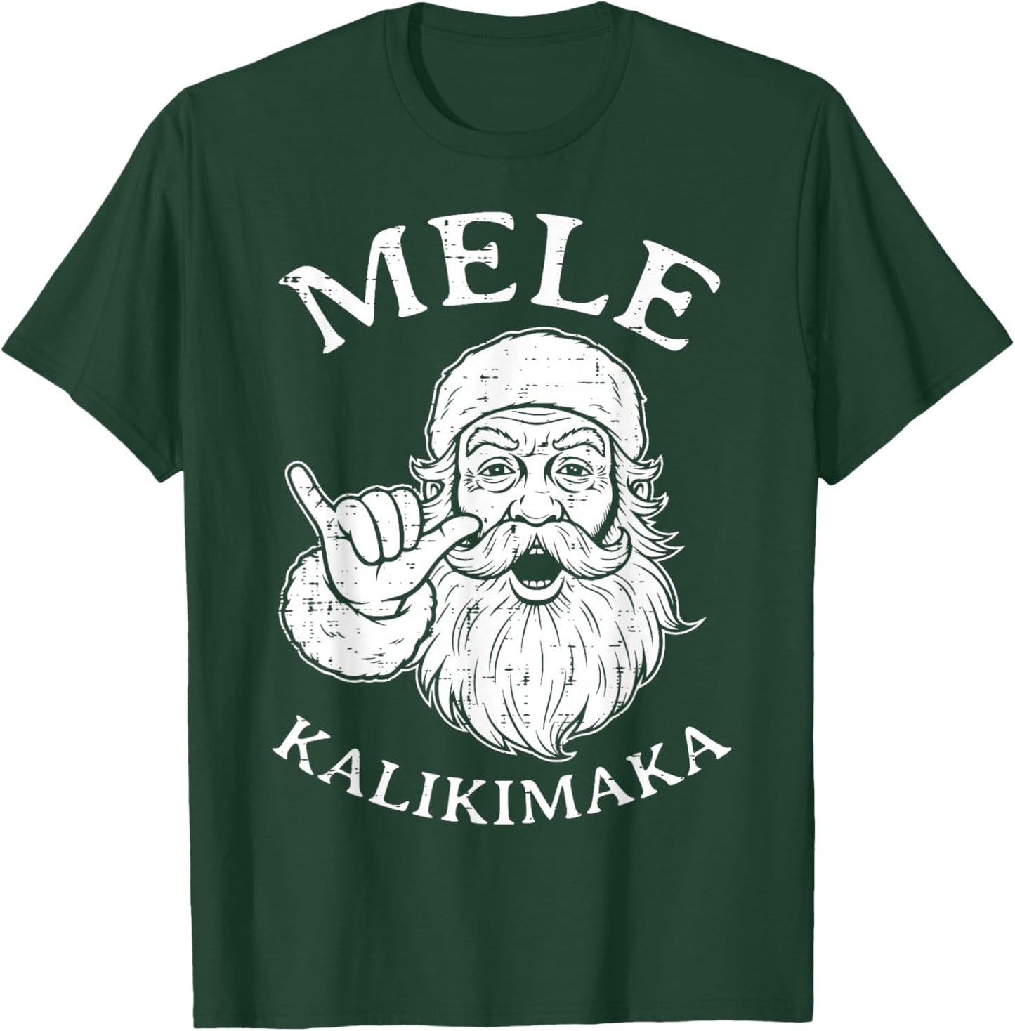 Christmas Hawaii Santa Mele Kalikimaka Xmas Men Women Kids T-Shirt - T-Shirt | Forest