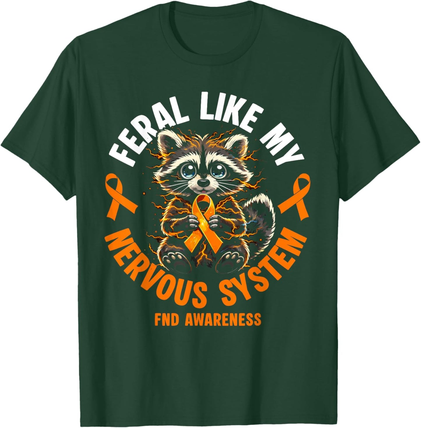 Functional Neurological Disorder Funny FND Warrior T-Shirt - T-Shirt | Forest