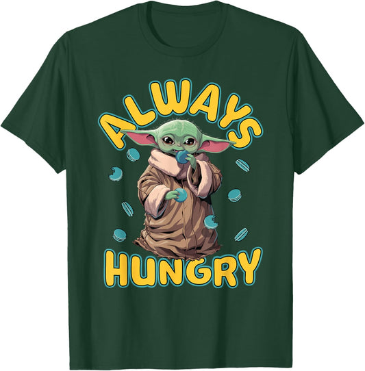 Star Wars: The Mandalorian and Grogu Movie Always Hungry T-Shirt - T-Shirt | Forest