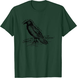 There is No Beauty Without Some Strangeness Edgar Allan Poe T-Shirt - T-Shirt | Forest