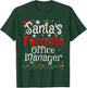 Santa Favorite Office Manager Christmas Family Funny Xmas T-Shirt - T-Shirt | Forest
