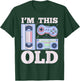 I'm This Old Retro Style Cassette Tape 70's 80's 90's Party T-Shirt - T-Shirt | Forest