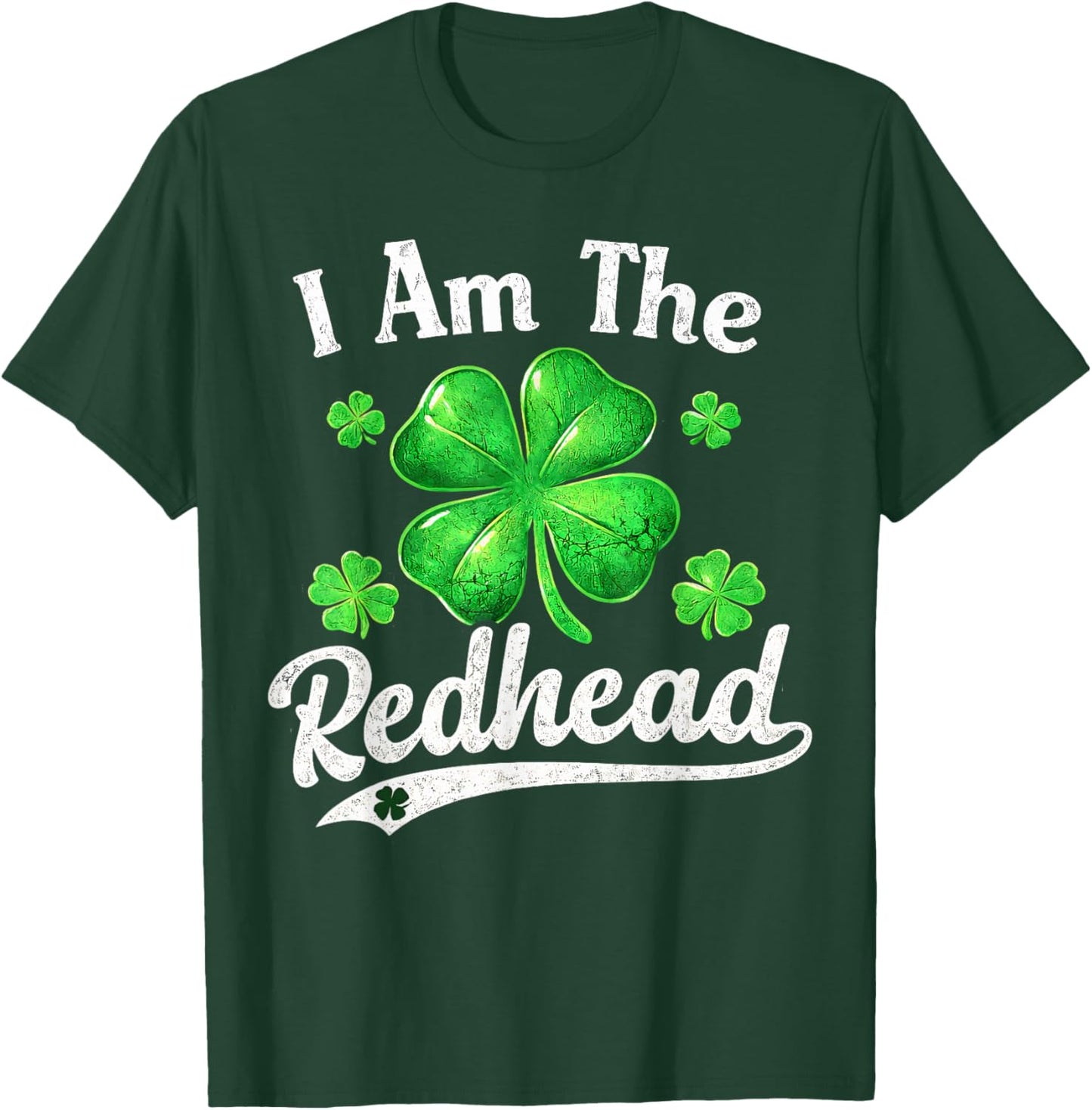 I Am The Redhead Dibs on The Redhead Funny St Patricks Day T-Shirt - T-Shirt | Forest