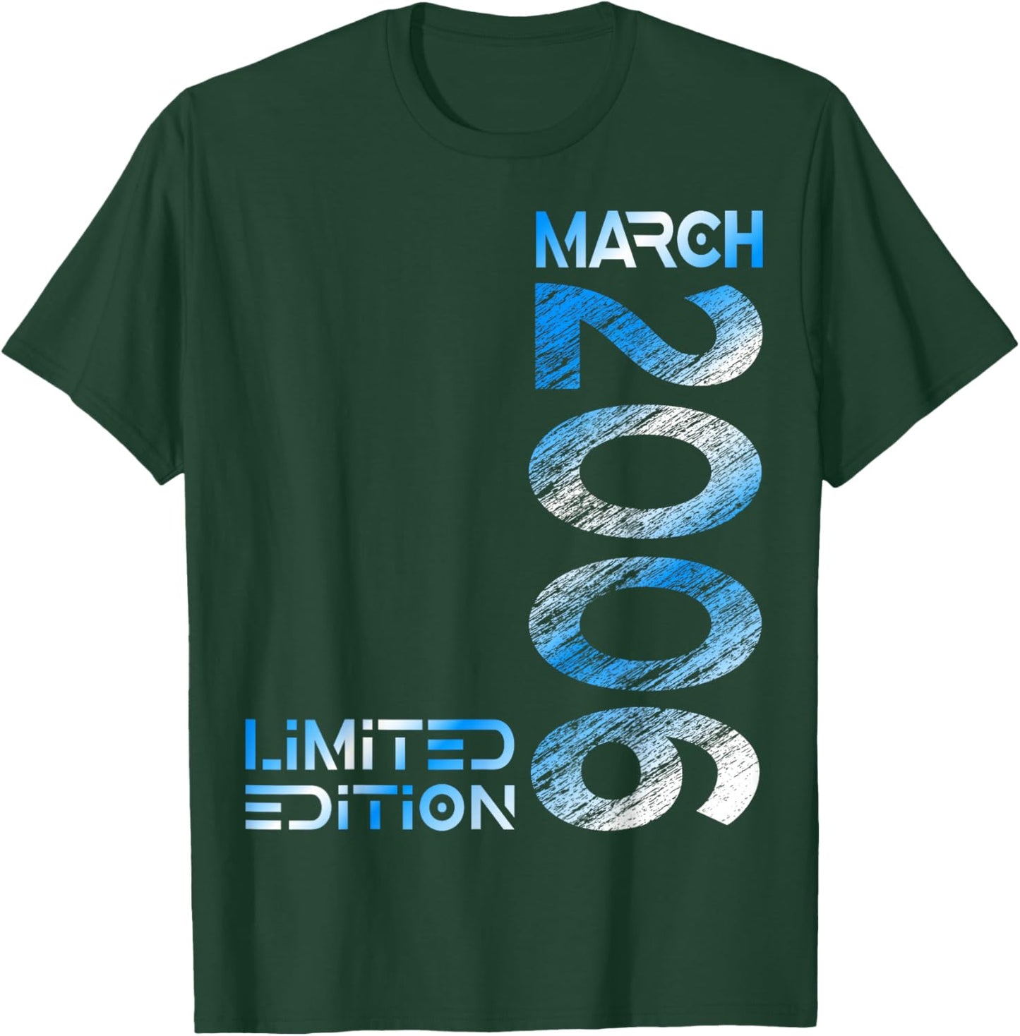 Limited Edition March 2006 Vintage 20. Birthday T-Shirt - T-Shirt | Forest