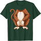 Monkey Shirt Adult Kids Men Women Brown Monkey Costume T-Shirt - T-Shirt | Forest