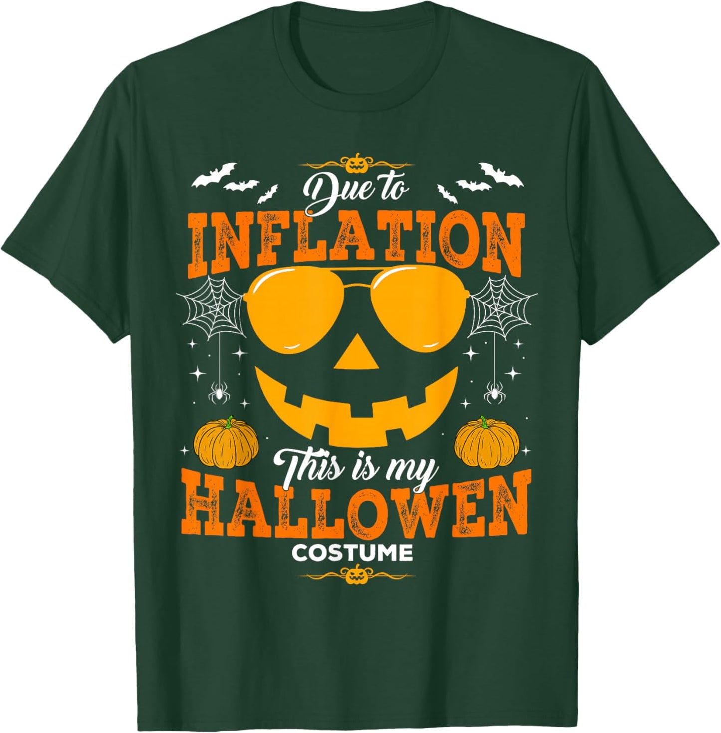 Halloween 2025 Funny Pumpkin Spooky Costume T-Shirt - T-Shirt | Forest
