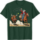 Funny Cowboy Santa Christmas Holiday Western Style Gifts T-Shirt - T-Shirt | Forest