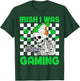Irish I was Gaming Boys St Patricks Day Skeleton Gamer T-Shirt - T-Shirt | Forest