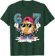 67 Meme Six Seven 6 7 Meme Funny Basketball Ice Cream Drip T-Shirt - T-Shirt | Forest