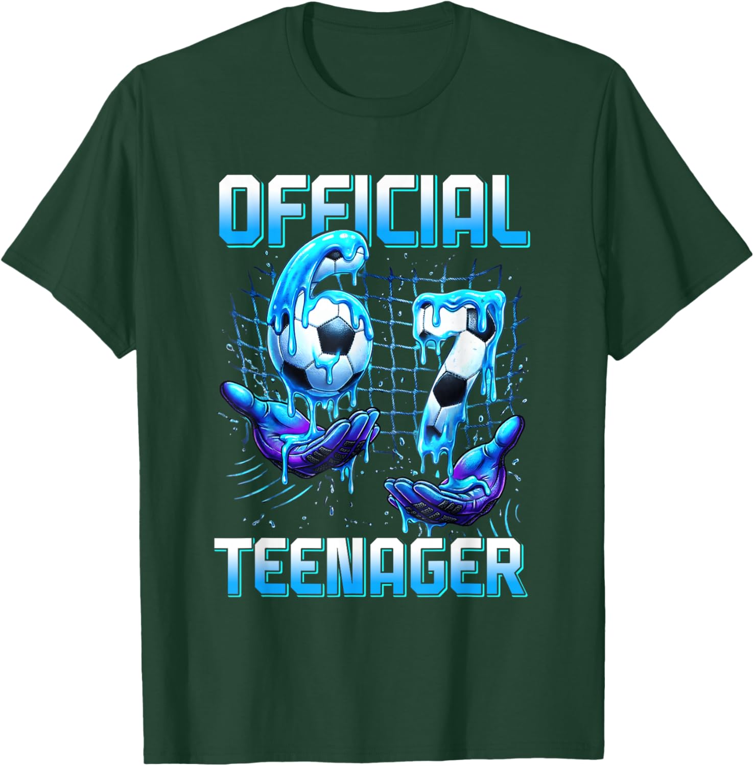 6+7 Year Old Boys Girls Teenager 13th Birthday Funny 67 T-Shirt - T-Shirt | Forest