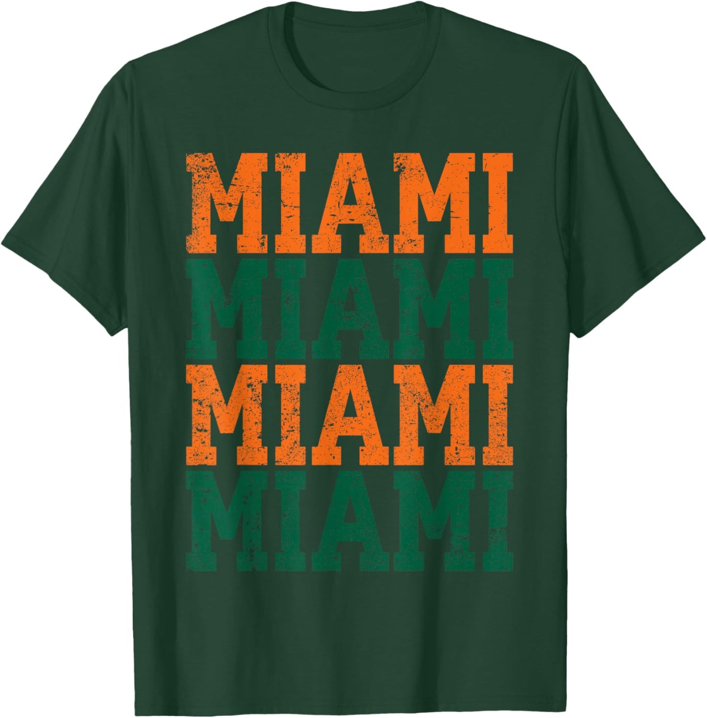 Miami Heart Vintage Men Women Kid T-Shirt - T-Shirt | Forest