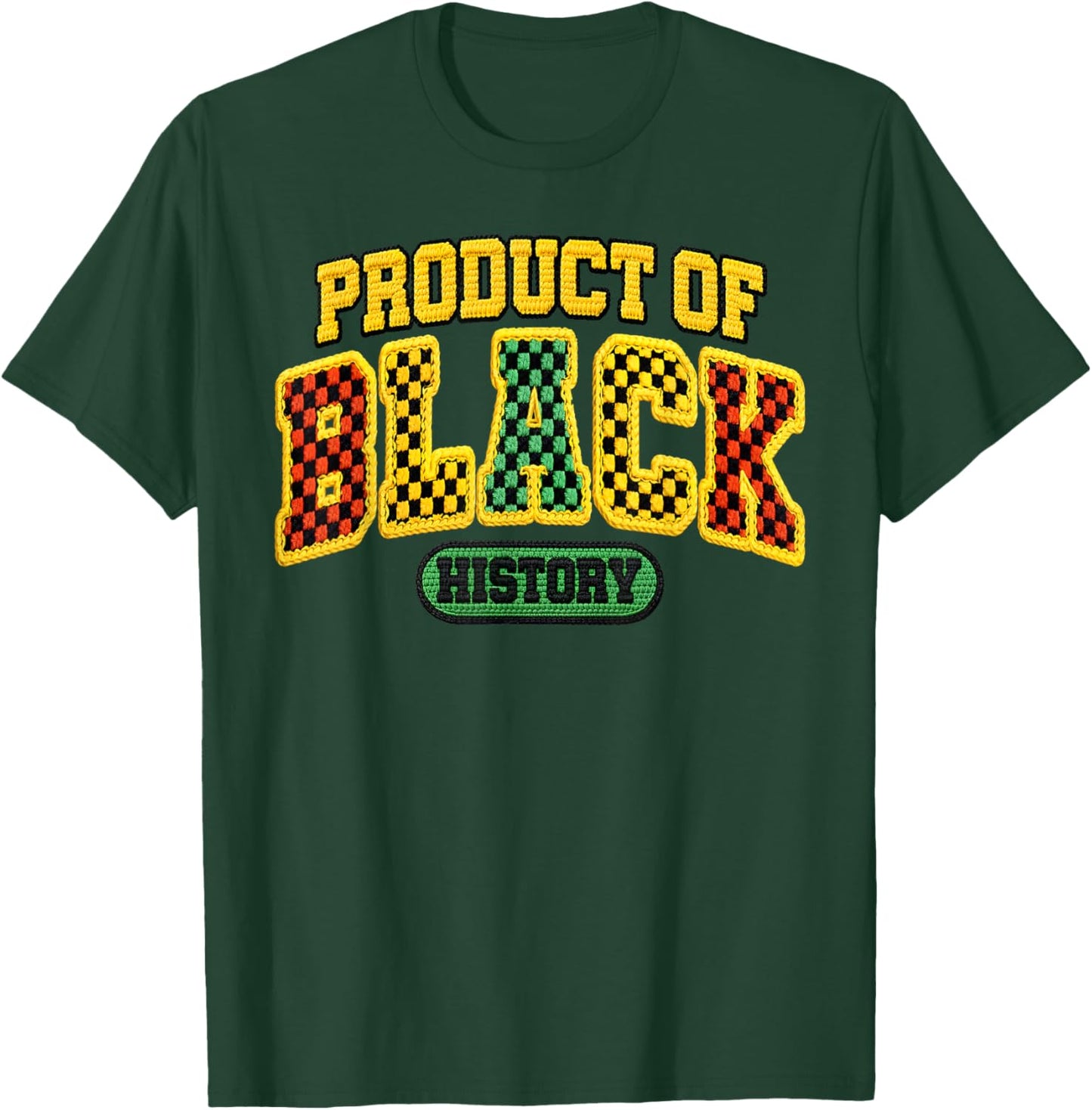 Product of Black History African American Melanin King Queen T-Shirt - T-Shirt | Forest