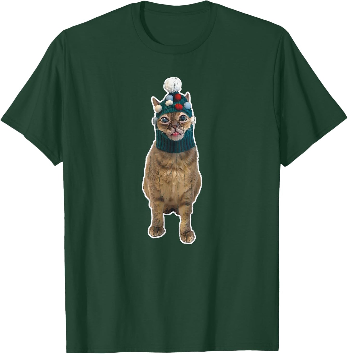 Gumbus Tree, Christmas Cat T-Shirt - T-Shirt | Forest
