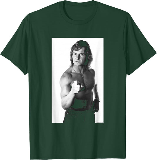Actor Roddy Piper They Live Wrestler by Michael Grecco T-Shirt - T-Shirt | Forest
